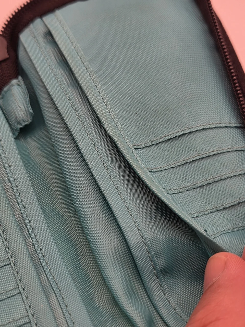 Thirty-One Gifts quilted zip-around wallet